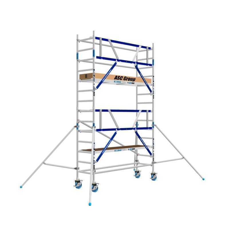 Torre Andamio Móvil 75x250cm Altura Trabajo 7,30m