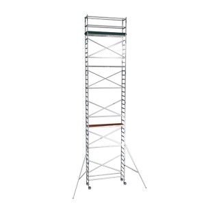 Andamio Torre móvil de aluminio estrecha 250cm